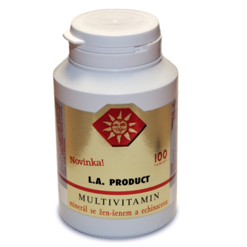 Multivitamin-minerál Ženšen a Echinacea tbl.100