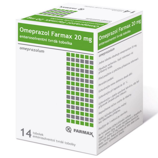 Omeprazol Farmax 20mg 14 tobolek