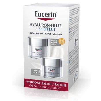 Eucerin Hyaluron-Filler denní krém SPF30 a noční krém 2x50ml 2024