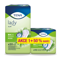 Ink.vlož.TENA Lady Slim Mini +50% navíc 760293 Ink.vlož.TENA Lady Slim Mini +50% navíc 760293