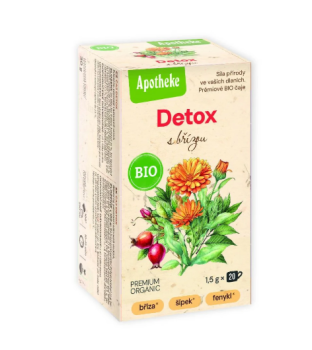 Apotheke BIO Detox s břízou čaj 20x1.5g
