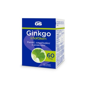 GS Ginkgo 60mg s hořčíkem tbl.90