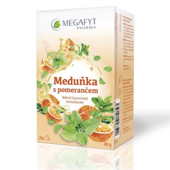 Megafyt Meduňka s pomerančem 20x2g