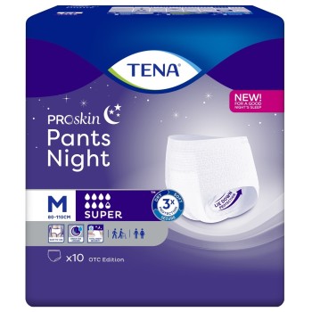 TENA Proskin Pants Night Super M Inkontinenční kalhotky 10ks