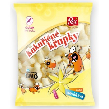 Kukuřičné křupky vanilkové 90g