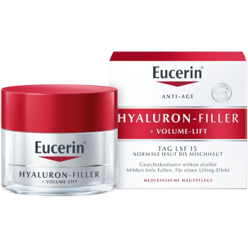 Eucerin Hyaluron-Filler + Volume-Lift Denní krém SPF15 pro normální až smíšenou pleť 50ml