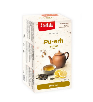 Apotheke Premier Pu-erh a citron čaj 20x2g
