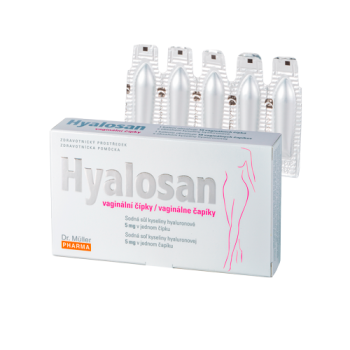 Hyalosan vaginální čípky 10ks Dr.Müller