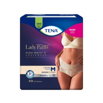 TENA Lady Pants Plus Creme M inkontinenční kalhotky 9ks