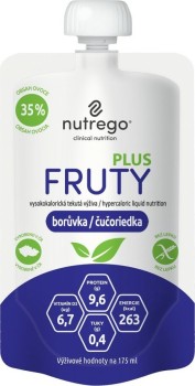 nutrego FRUTY PLUS borůvka por.sol.4x175ml