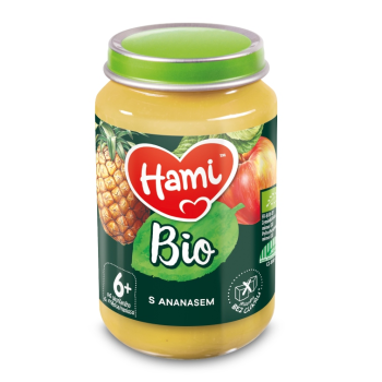 Hami ovocný příkrm s ananasem BIO 6+ 190g