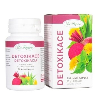 Dr.Popov Bylinné kapsle Detoxikace 60cps