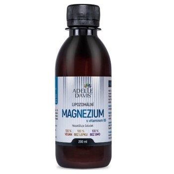 Adelle Davis Lipozomální magnezium+vit.B6 200ml