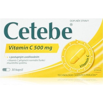 Cetebe vitamin C 500mg cps.30