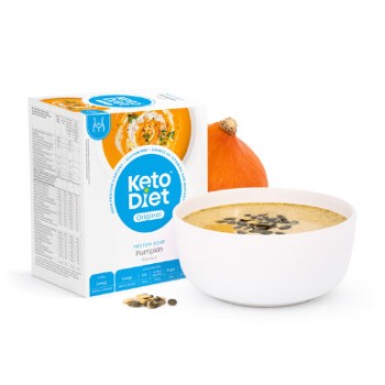 KetoDiet Proteinová polévka dýňová 7x27g