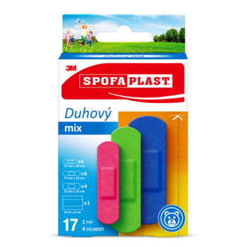 3M Spofaplast 606 Duhový mix 17ks