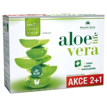 Aloe Vera Life 3x 1000ml + Liposomal Vitamin C 15 sáčků