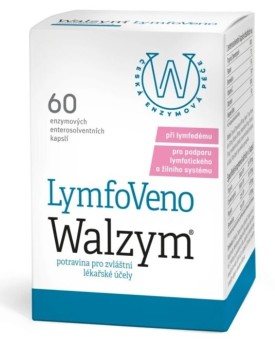 Walzym LymfoVeno enzymové kapsle 60 kapslí