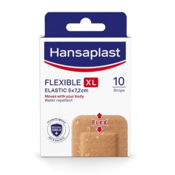 Hansaplast Flexible XL elast.náplast 5x7.2cm 10ks