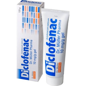 Diclofenac Dr.Müller Pharma 10mg/g gel 120g