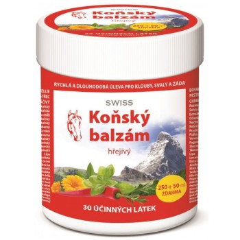 Swiss Koňský balzám hřejivý 250+50ml