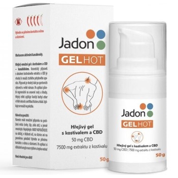 Jadon GEL HOT hřejivý gel s kostivalem a CBD 50g