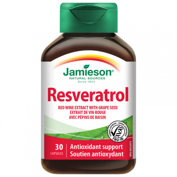 JAMIESON Resveratrol 50mg extr.z červ.vína cps.30