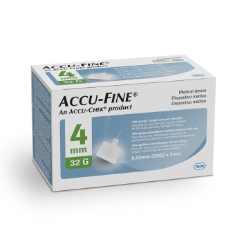 Accu-Fine jehly do inzulínového pera 32Gx4mm 100ks