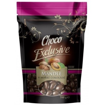 Poex Choco Exclusive Mandle v hořké čokoládě 700g