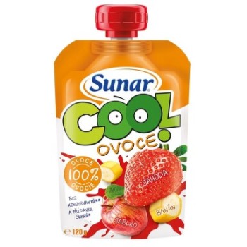 Sunar Cool ovoce jahoda banán jablko 120g