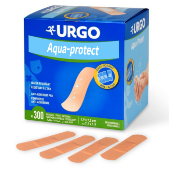 URGO AQUAPROTECT Omyvatelná náplast 19x72mm 300ks