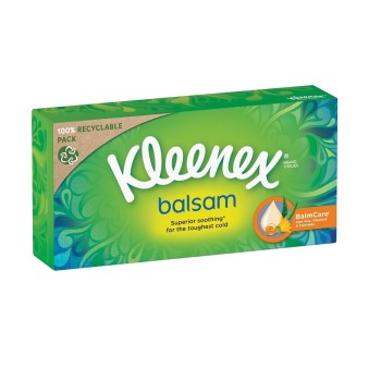 Kleenex Kapesníky papírové Balsam Box 64ks