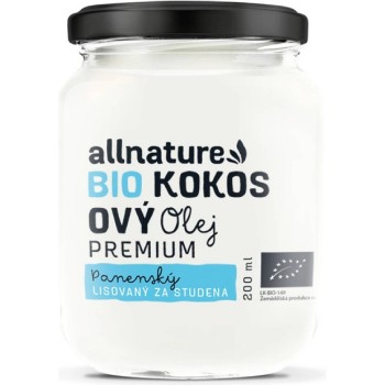 Allnature Kokosový olej panenský BIO 200ml