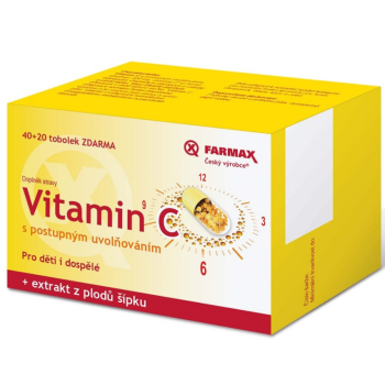 Farmax Vitamin C s postupným uvolňováním 60 tobolek