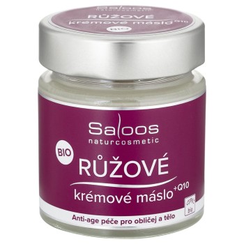 Saloos Růžové krémové máslo + Q10 BIO 110ml