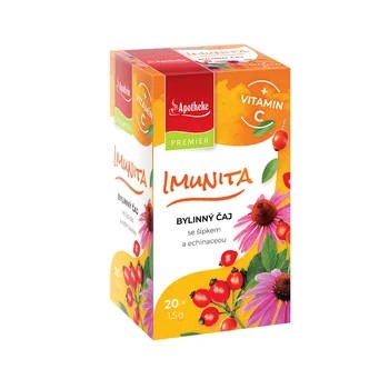 Apotheke Imunita bylinný čaj + vitamin C 20x1.5g