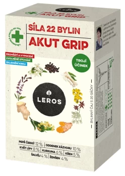 LEROS Síla 22 bylin akut grip 20x2.5g