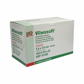 Komprese Vliwasoft ster.7.5x7.5cm/4v 150ks netk.