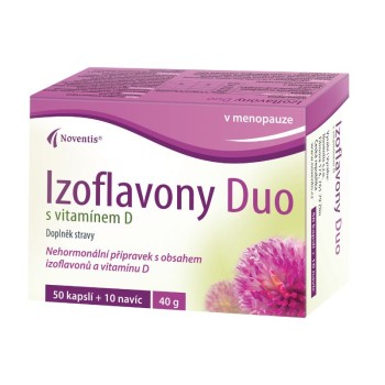 Izoflavony Duo s vitamínem D cps.50+10