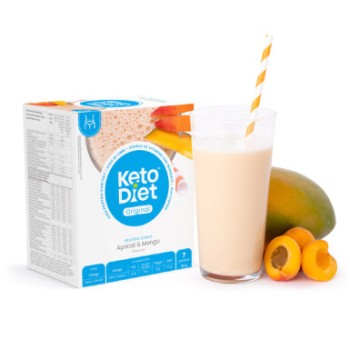 KetoDiet Proteinový nápoj meruňka a mango 7x27g