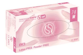 Rukavice vyš. Sempercare Nitril M 100ks b.p.