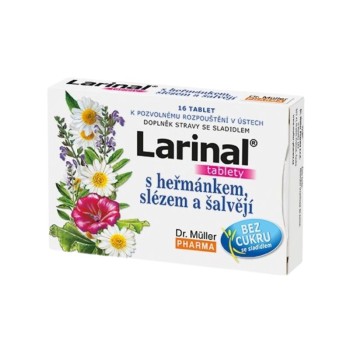 Dr.Müller Larinal s heřmánkem slézem a šalvějí 16tbl