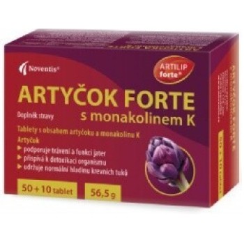 Artyčok Forte s monakolinem K 50+10tbl