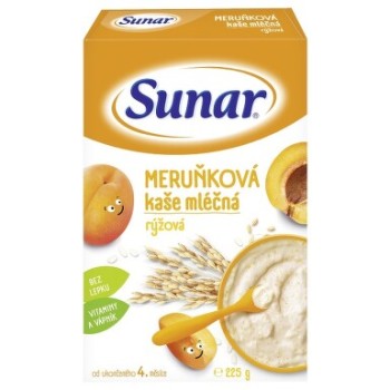 Sunar mléčná kaše meruňková 225g