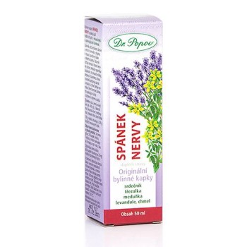 Dr.Popov Kapky bylinné Spánek - Nervy 50ml