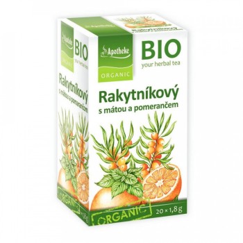 Apotheke BIO Rakytníkový čaj s mátou a pomerančem 20x1.8g