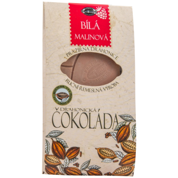 Pražírna Drahonice Bílá 40 % čokoláda malinová 50 g