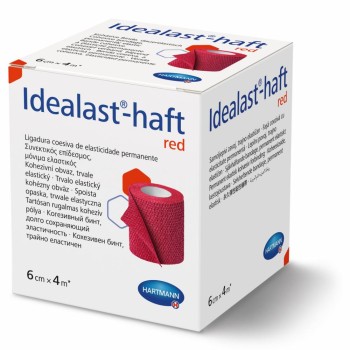 Obin.elast.Idealast-haft color 6cmx4m/1ks červená