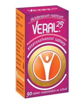 Veral 25mg tbl.ent.30