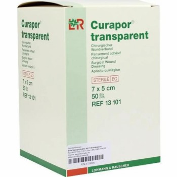 Náplast Curapor Transparent steril.7x5cm/50ks